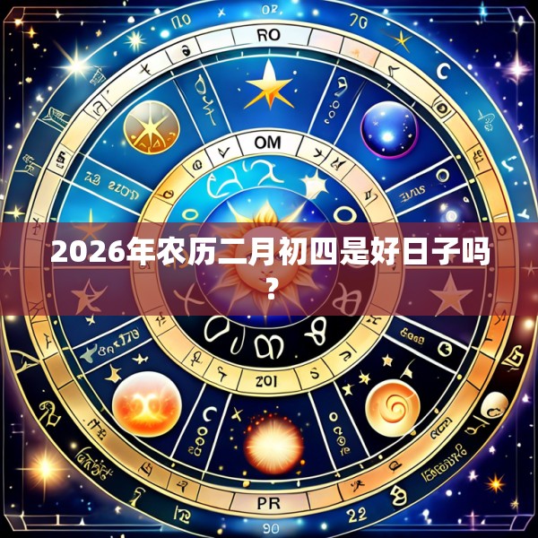2026年农历二月初四是好日子吗?