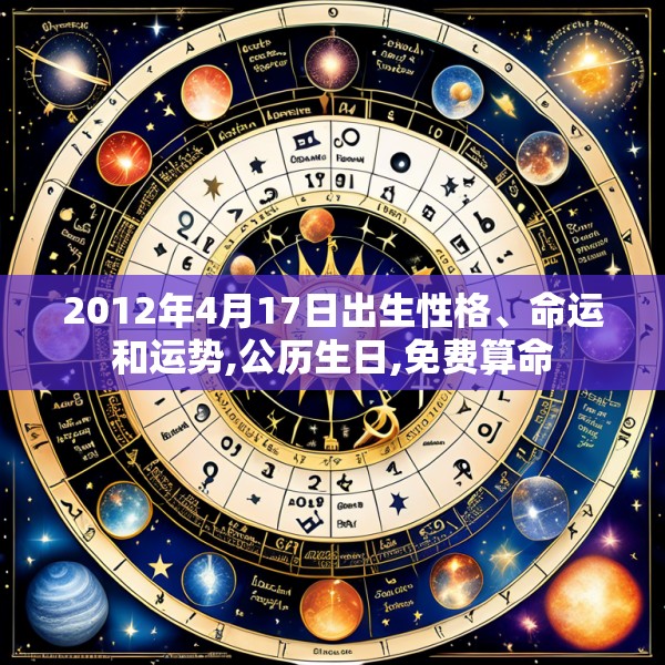 2012年4月17日出生性格、命运和运势,公历生日,免费算命