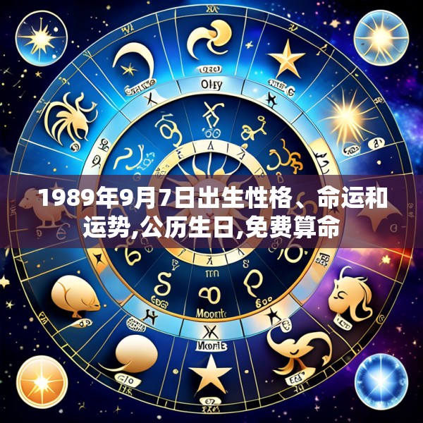 1989年9月7日出生性格、命运和运势,公历生日,免费算命