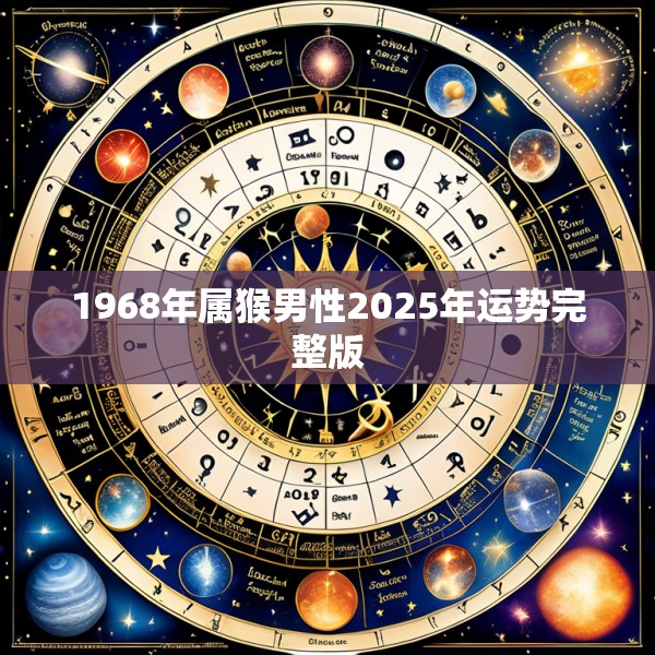 1968年属猴男性2025年运势完整版