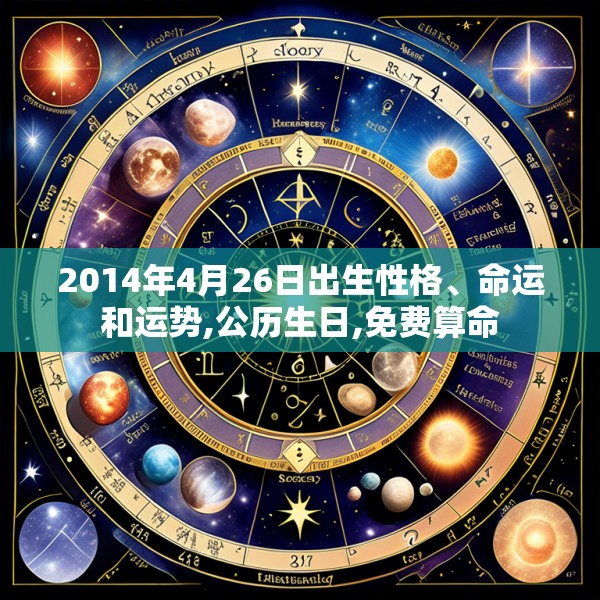 2014年4月26日出生性格、命运和运势,公历生日,免费算命