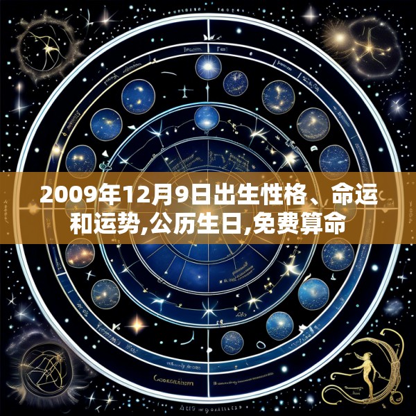 2009年12月9日出生性格、命运和运势,公历生日,免费算命