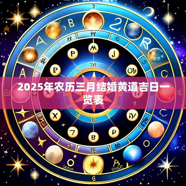 2025年农历三月结婚黄道吉日一览表