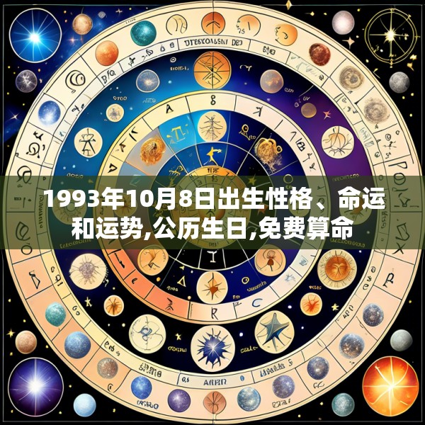 1993年10月8日出生性格、命运和运势,公历生日,免费算命