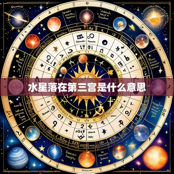 水星落在第三宫是什么意思