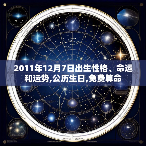 2011年12月7日出生性格、命运和运势,公历生日,免费算命