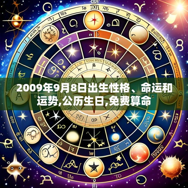 2009年9月8日出生性格、命运和运势,公历生日,免费算命
