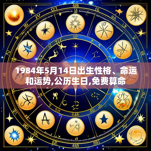 1984年5月14日出生性格、命运和运势,公历生日,免费算命