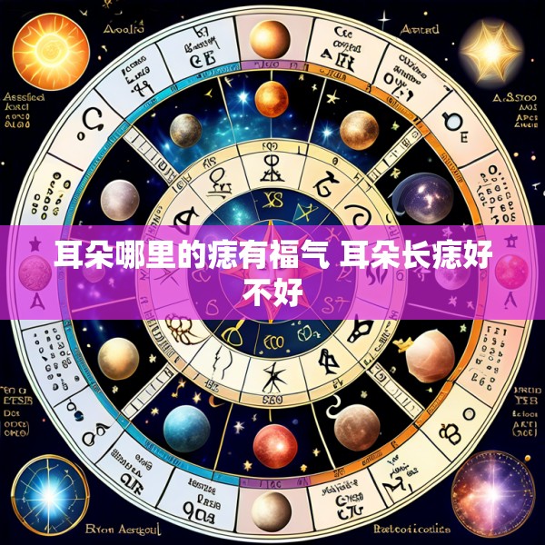 耳朵哪里的痣有福气 耳朵长痣好不好