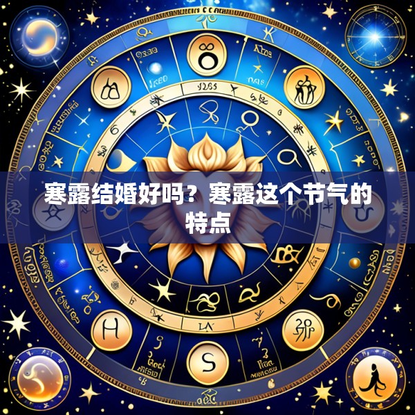 寒露结婚好吗?寒露这个节气的特点