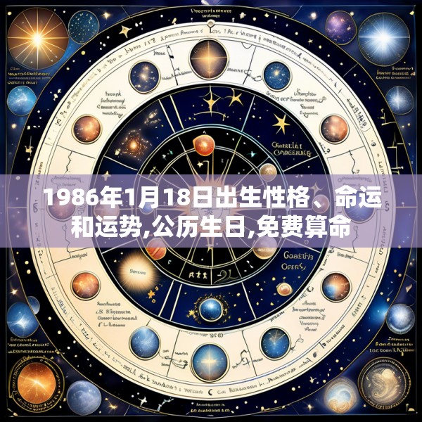 1986年1月18日出生性格、命运和运势,公历生日,免费算命