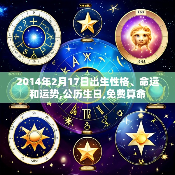 2014年2月17日出生性格、命运和运势,公历生日,免费算命