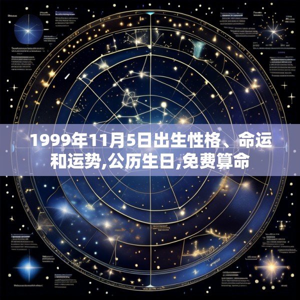 1999年11月5日出生性格、命运和运势,公历生日,免费算命