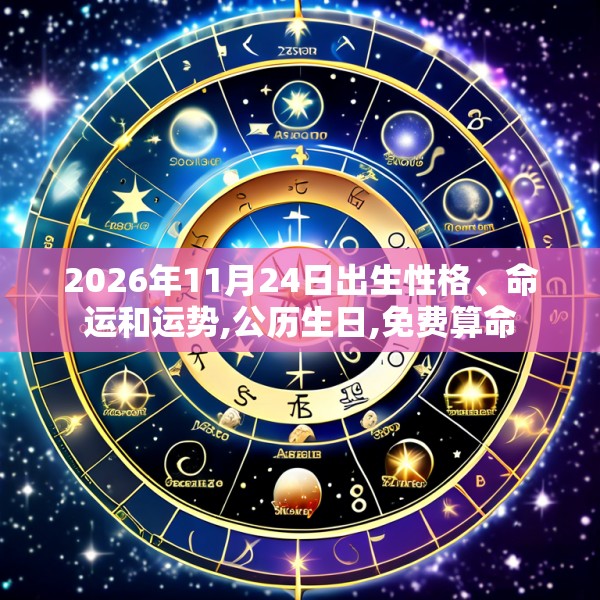 2026年11月24日出生性格、命运和运势,公历生日,免费算命