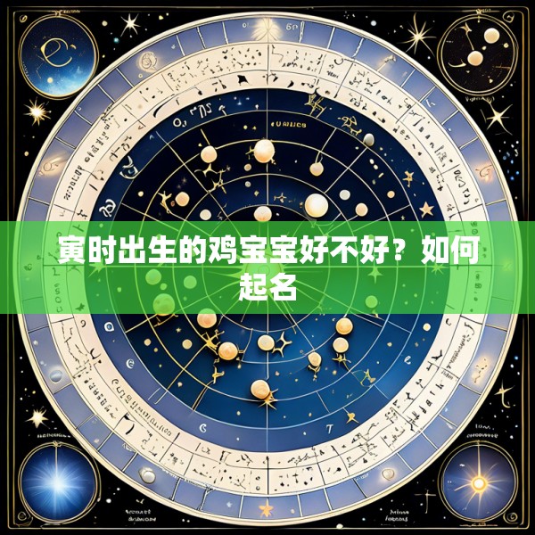 寅时出生的鸡宝宝好不好?如何起名