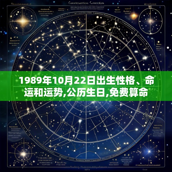 1989年10月22日出生性格、命运和运势,公历生日,免费算命