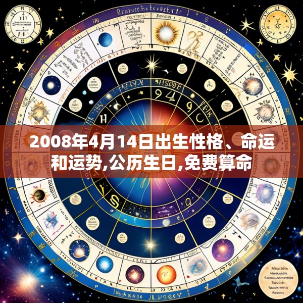 2008年4月14日出生性格、命运和运势,公历生日,免费算命