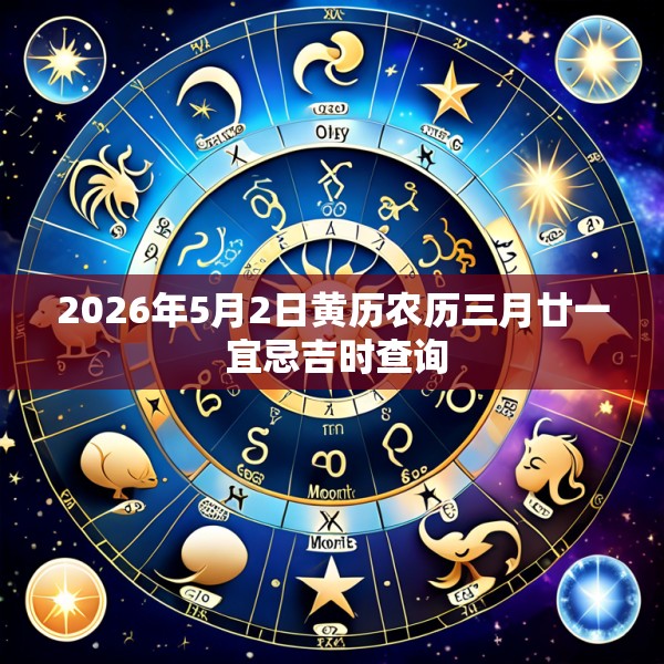 2026年5月2日黄历农历三月廿一 宜忌吉时查询