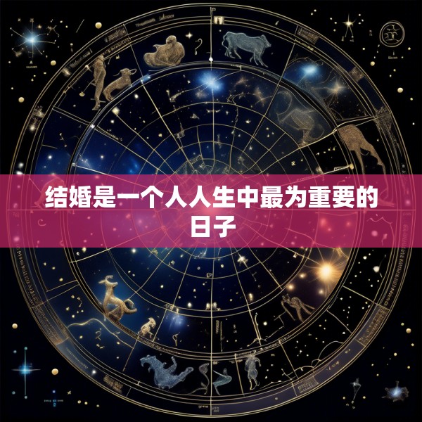 结婚是一个人人生中最为重要的日子