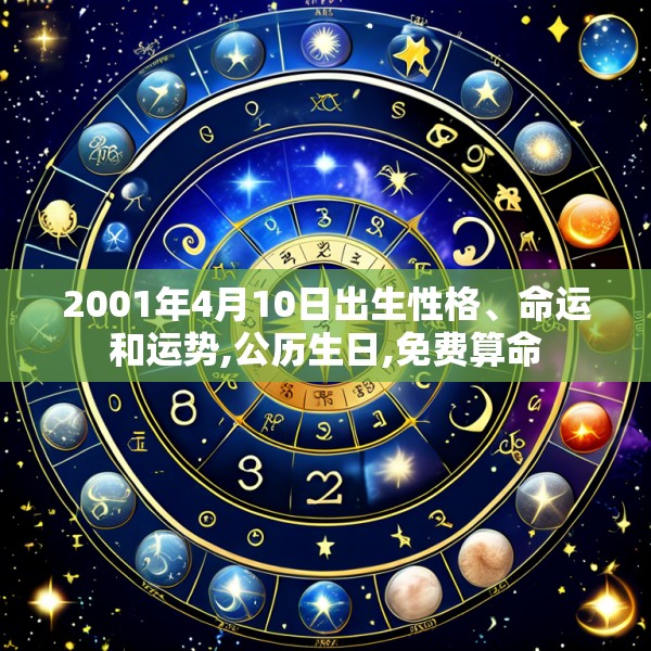 2001年4月10日出生性格、命运和运势,公历生日,免费算命