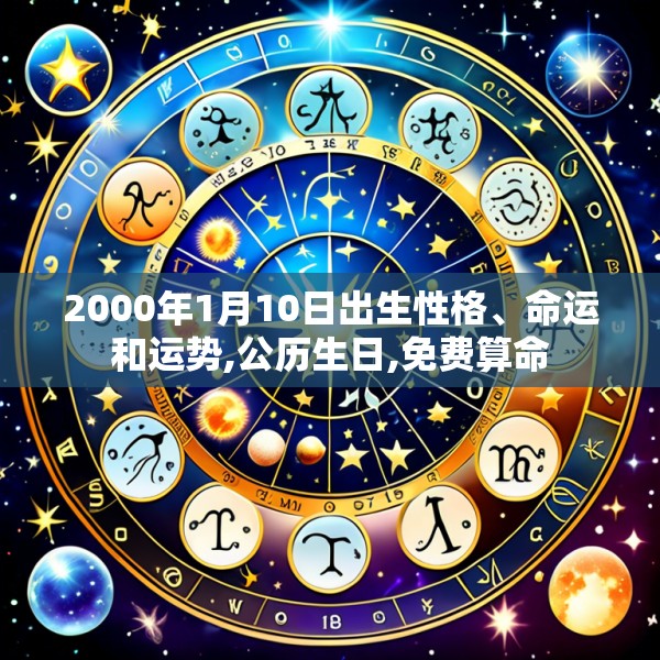 2000年1月10日出生性格、命运和运势,公历生日,免费算命