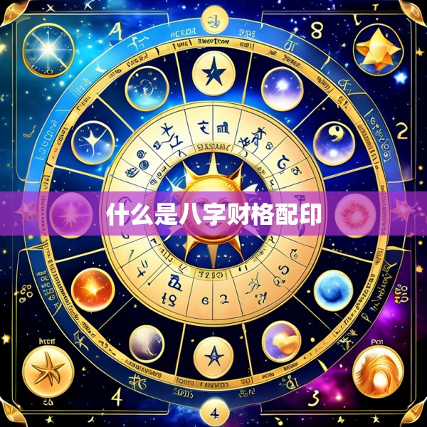什么是八字财格配印