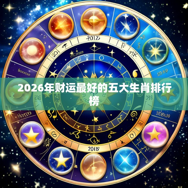 2026年财运最好的五大生肖排行榜