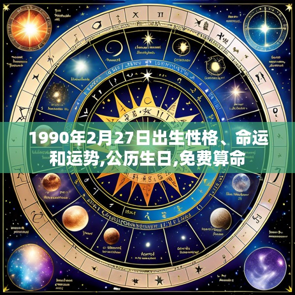 1990年2月27日出生性格、命运和运势,公历生日,免费算命