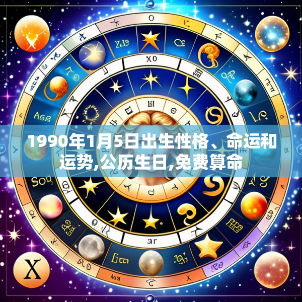 1990年1月5日出生性格、命运和运势,公历生日,免费算命