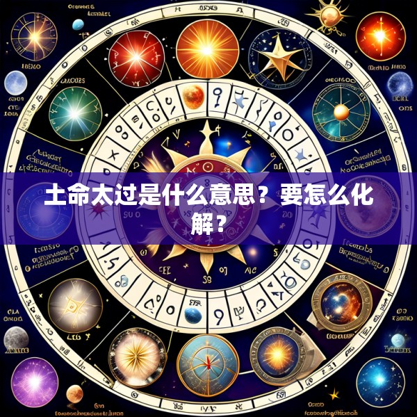 土命太过是什么意思?要怎么化解?