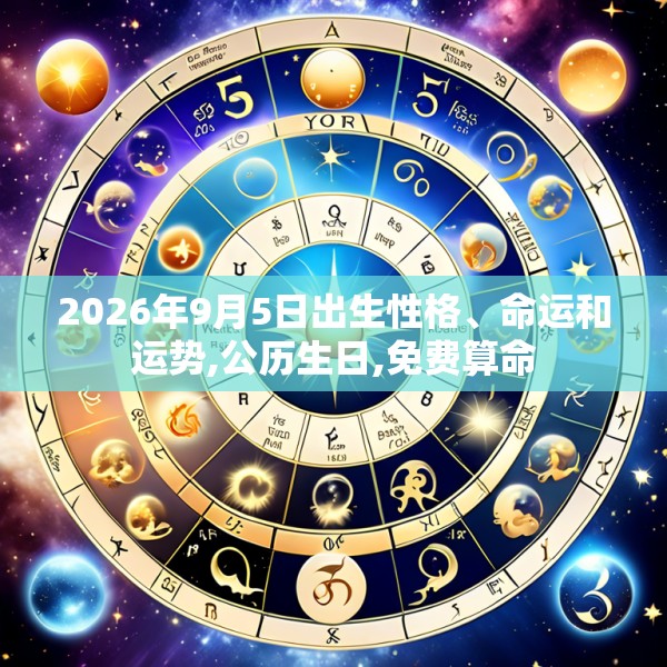 2026年9月5日出生性格、命运和运势,公历生日,免费算命