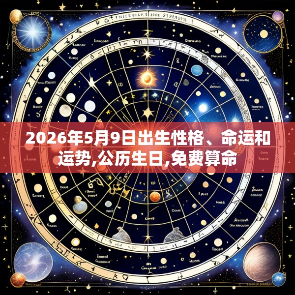 2026年5月9日出生性格、命运和运势,公历生日,免费算命