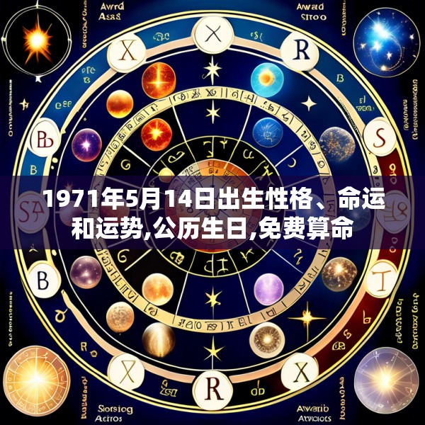 1971年5月14日出生性格、命运和运势,公历生日,免费算命