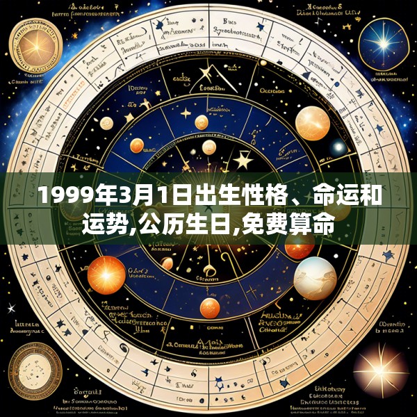 1999年3月1日出生性格、命运和运势,公历生日,免费算命