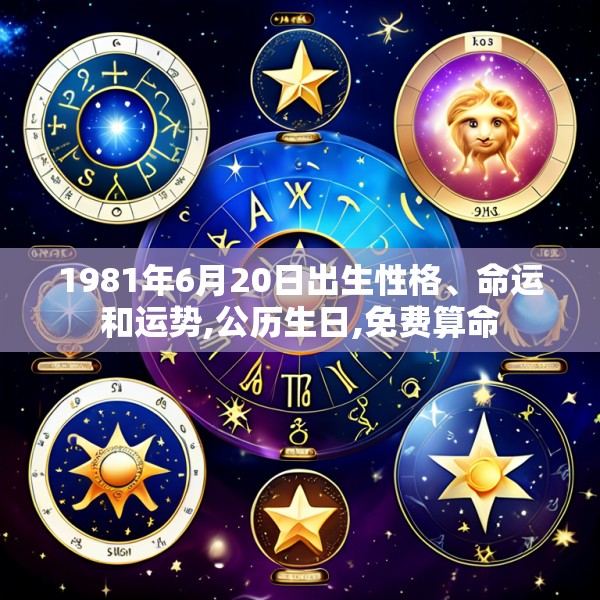 1981年6月20日出生性格、命运和运势,公历生日,免费算命