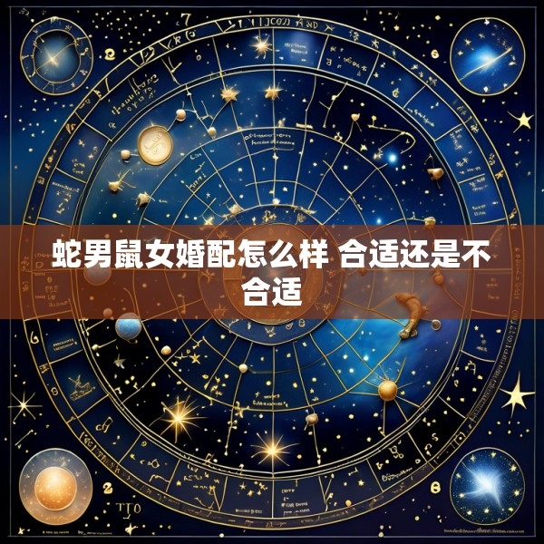 蛇男鼠女婚配怎么样 合适还是不合适
