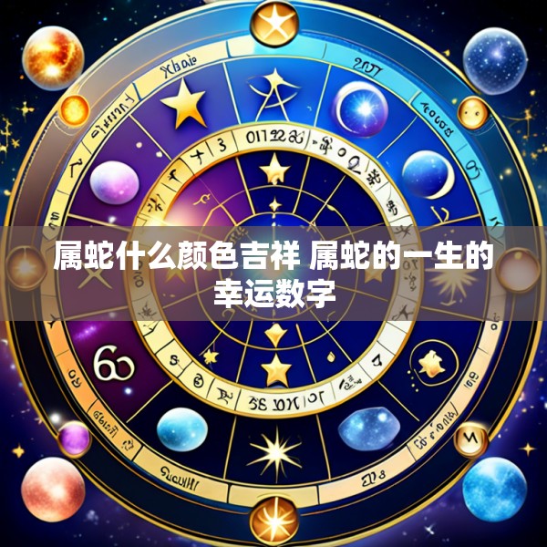属蛇什么颜色吉祥 属蛇的一生的幸运数字