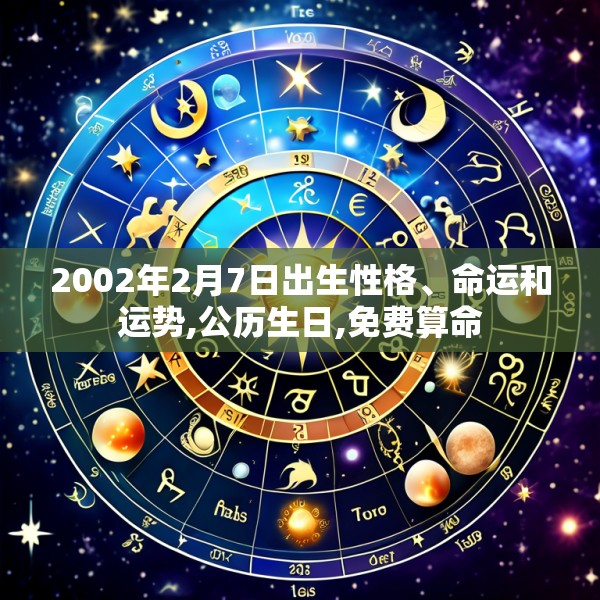 2002年2月7日出生性格、命运和运势,公历生日,免费算命