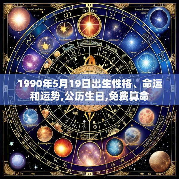 1990年5月19日出生性格、命运和运势,公历生日,免费算命