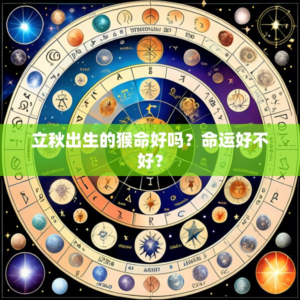 立秋出生的猴命好吗?命运好不好?