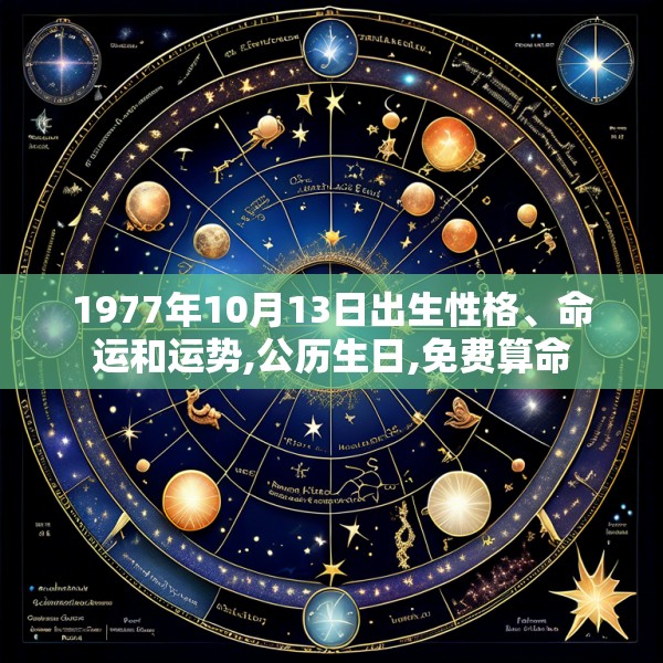 1977年10月13日出生性格、命运和运势,公历生日,免费算命