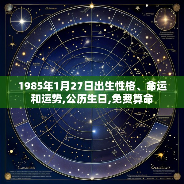 1985年1月27日出生性格、命运和运势,公历生日,免费算命