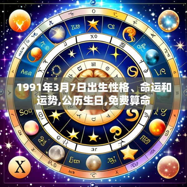 1991年3月7日出生性格、命运和运势,公历生日,免费算命