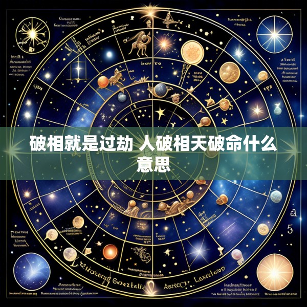 破相就是过劫 人破相天破命什么意思