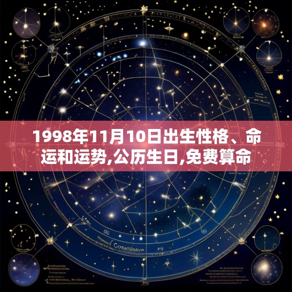 1998年11月10日出生性格、命运和运势,公历生日,免费算命