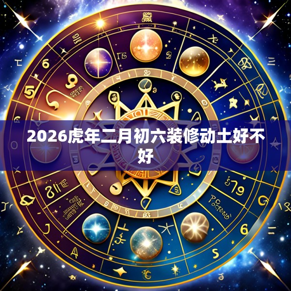 2026虎年二月初六装修动土好不好