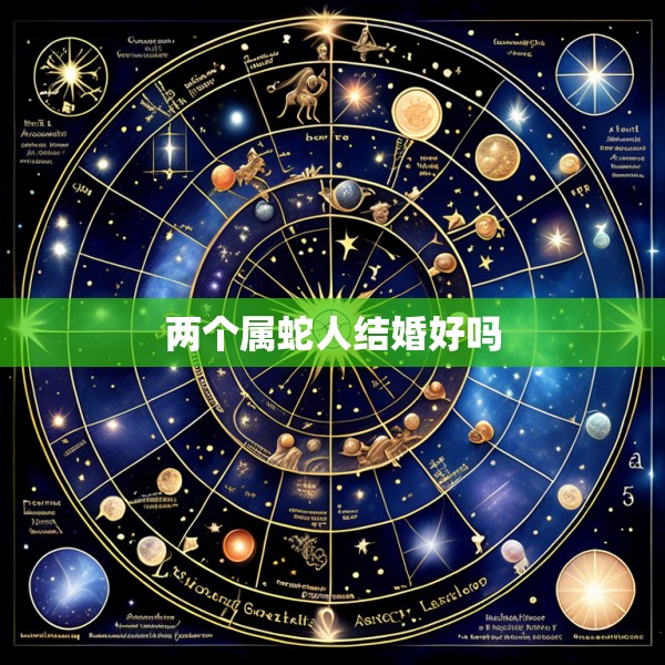 两个属蛇人结婚好吗