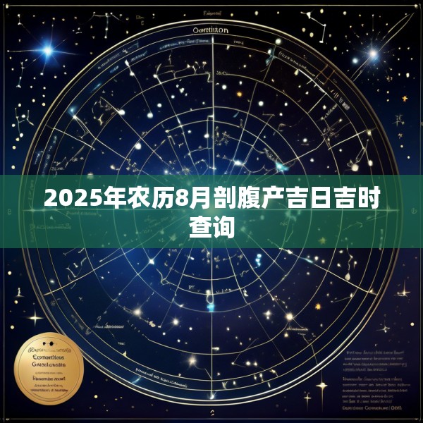 2025年农历8月剖腹产吉日吉时查询
