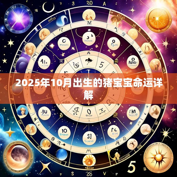 2025年10月出生的猪宝宝命运详解