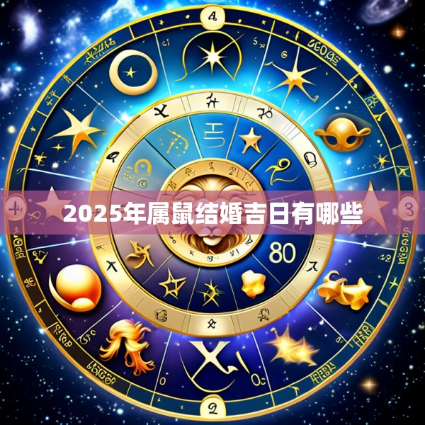 2025年属鼠结婚吉日有哪些